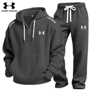 UA® Oversized Waffle Quarter-Zip Jogger Set